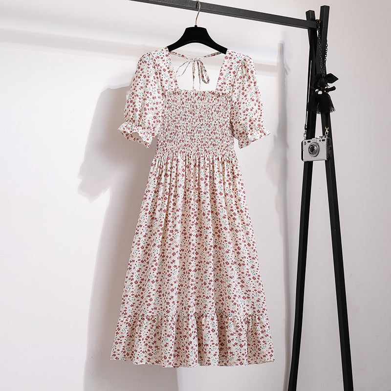 Women’s Pleated Chiffon Midi Dress