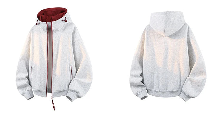 Premium Fleece Zip-Up Hoodie — Stay Warm in Style