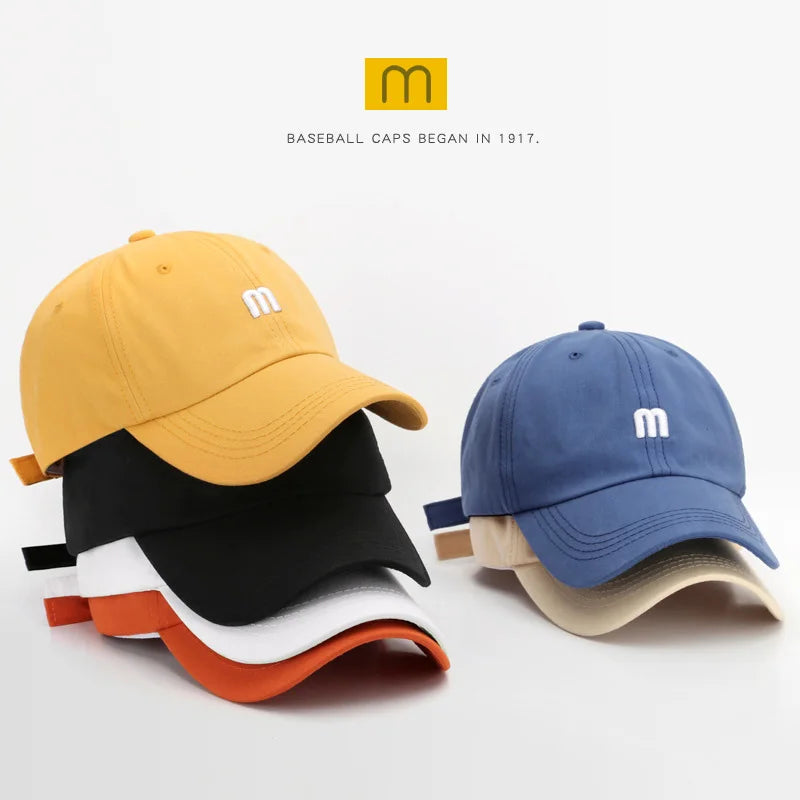 Unisex Embroidered Cotton Baseball Cap