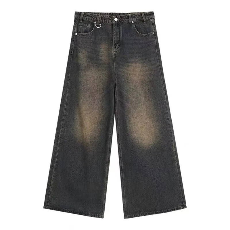 Men's Vintage Wash Denim Pants