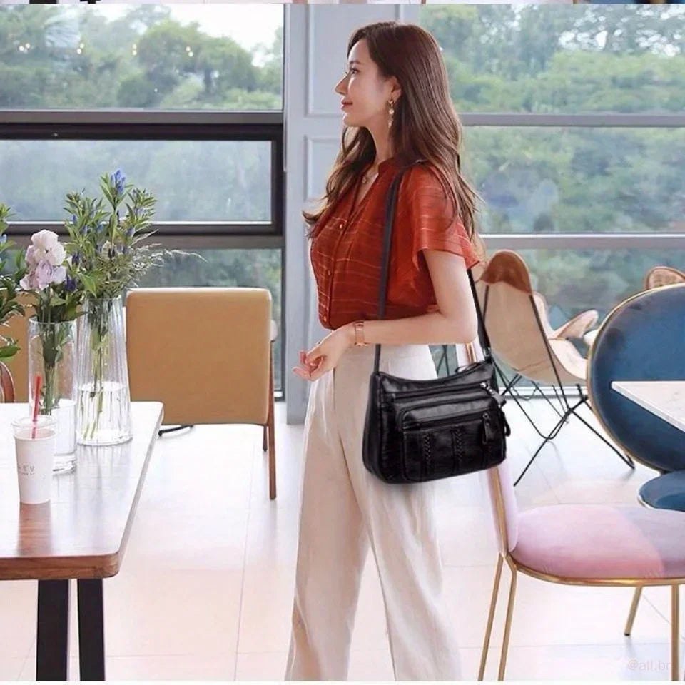 Women's Lightweight Multi-Layer Tote Bag