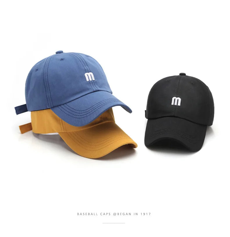 Unisex Embroidered Cotton Baseball Cap