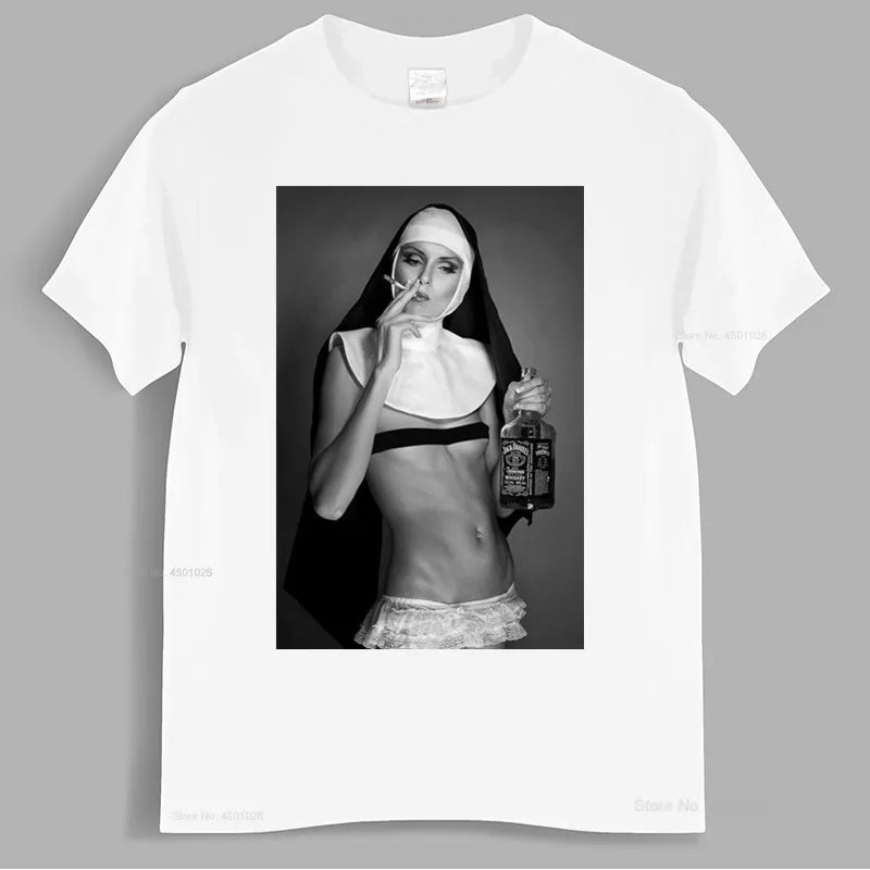 Men's Casual Graphic Cotton T-Shirt
