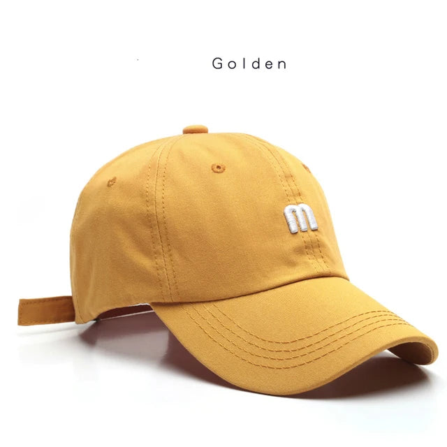 Unisex Embroidered Cotton Baseball Cap