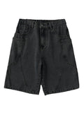 Baggy Denim Cargo Shorts