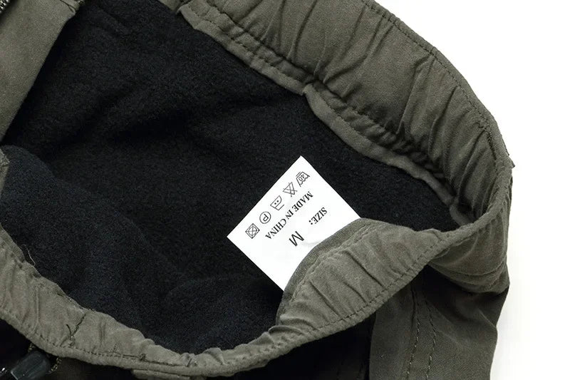 Men's Winter Thermal Cargo Joggers