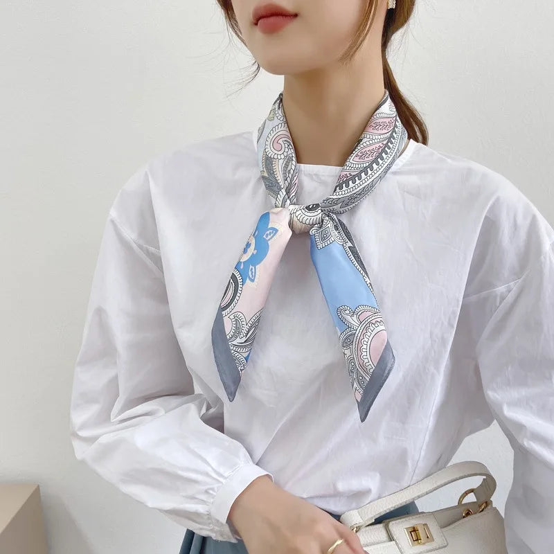 Women's Luxury Silk Square Scarf