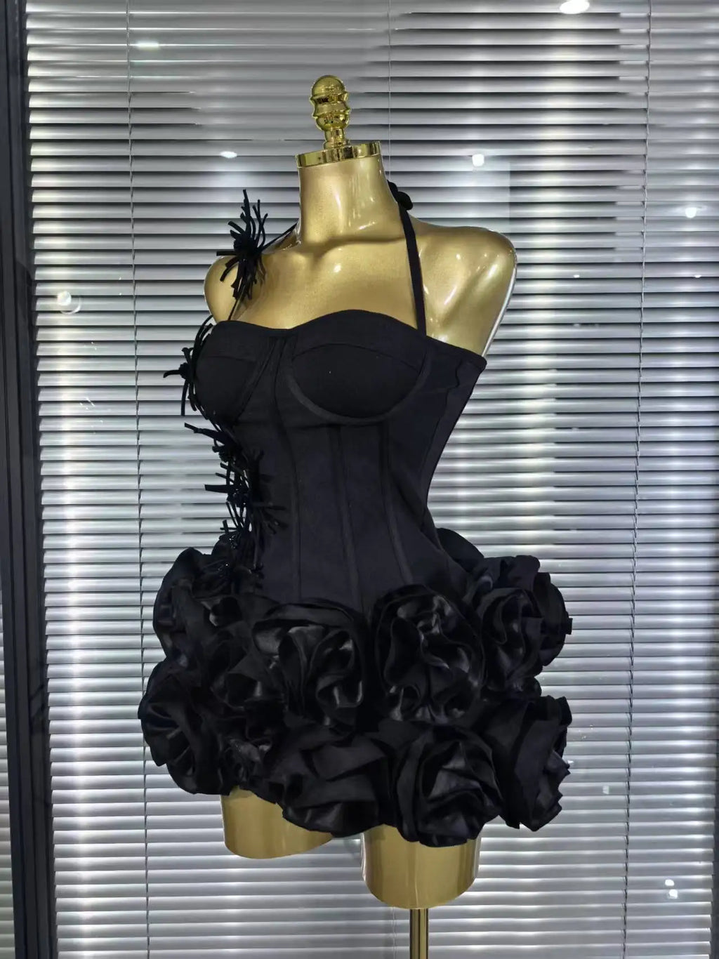 Women's Floral Bandage Mini Dress