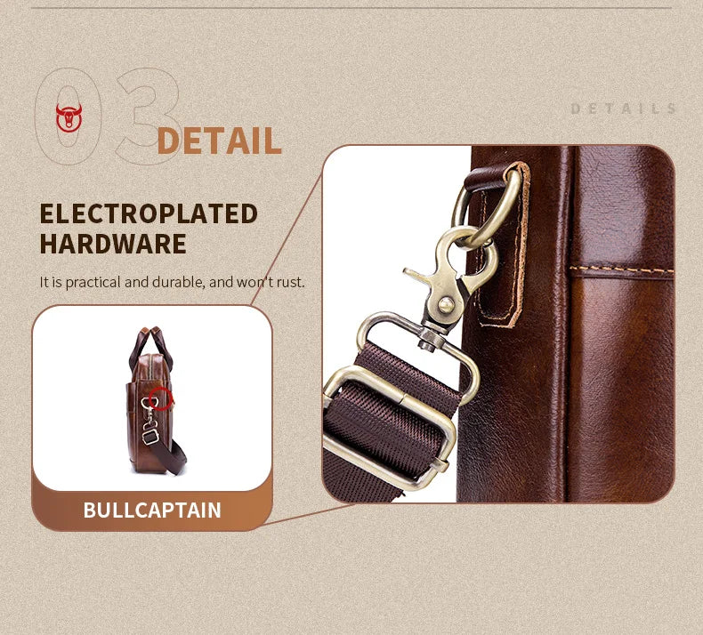 Men's Leather Work Handbag