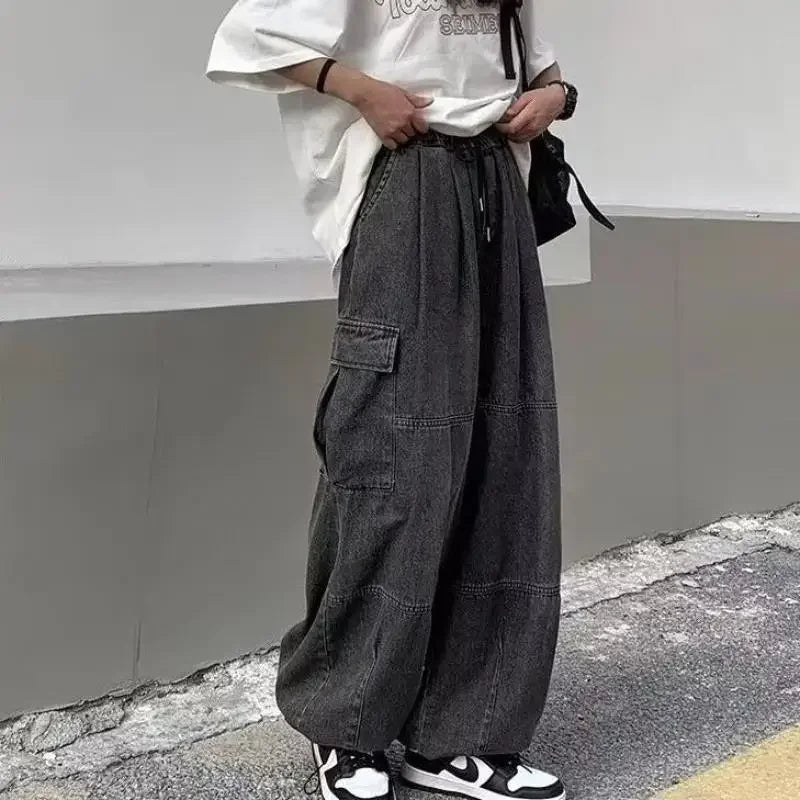Unisex Baggy Wide Leg Jeans