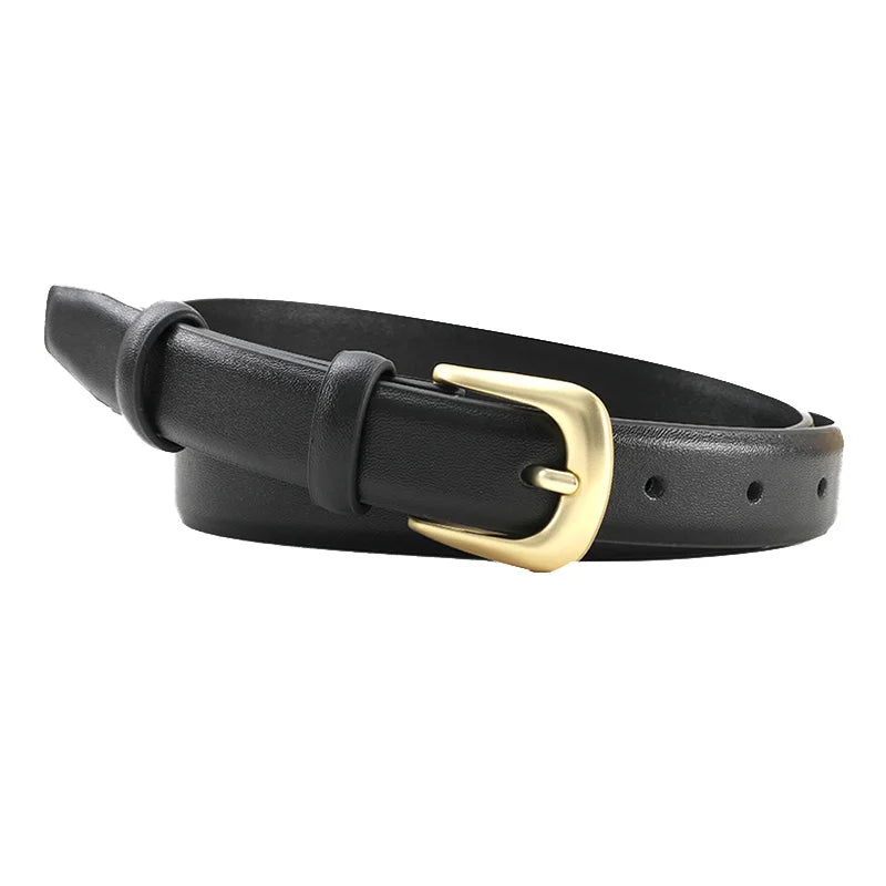 Women's Thin Pin Buckle Belt