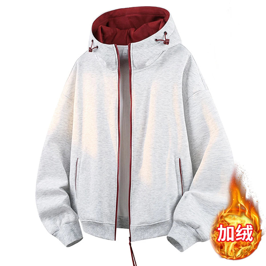 Premium Fleece Zip-Up Hoodie — Stay Warm in Style