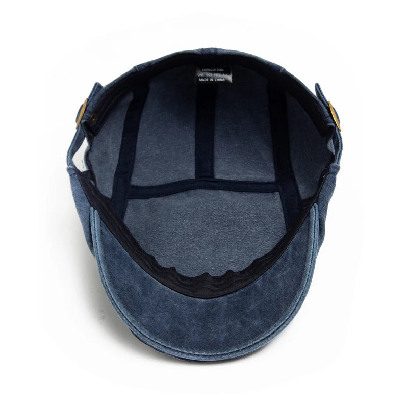 Unisex Vintage Cotton Beret
