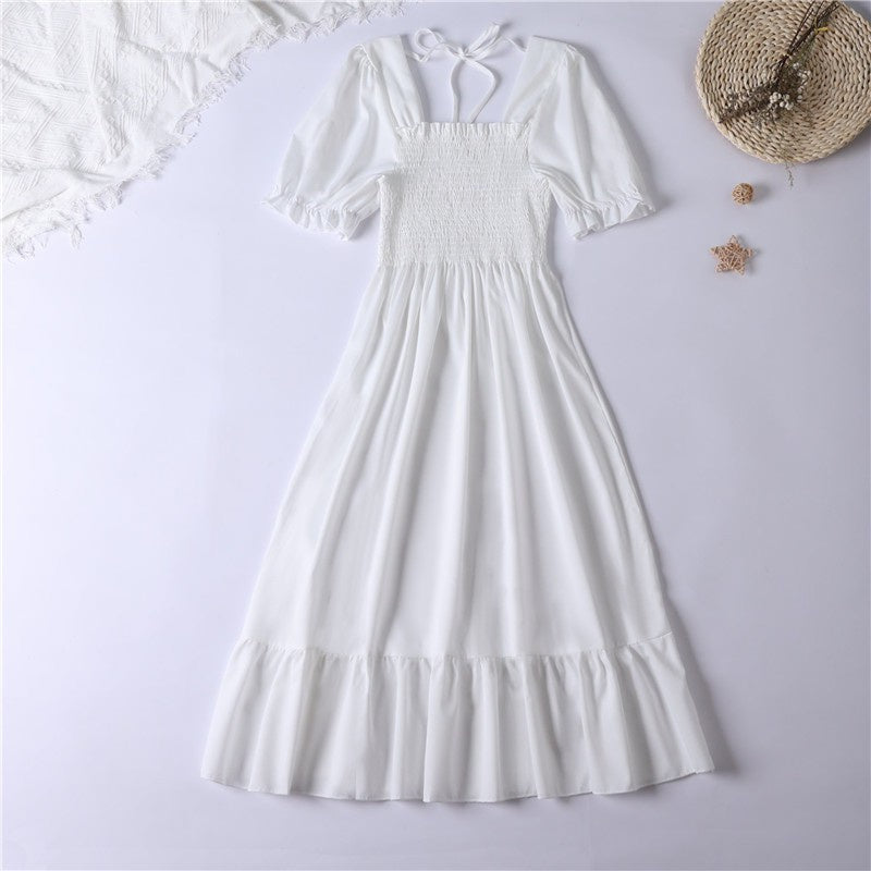 Women’s Pleated Chiffon Midi Dress