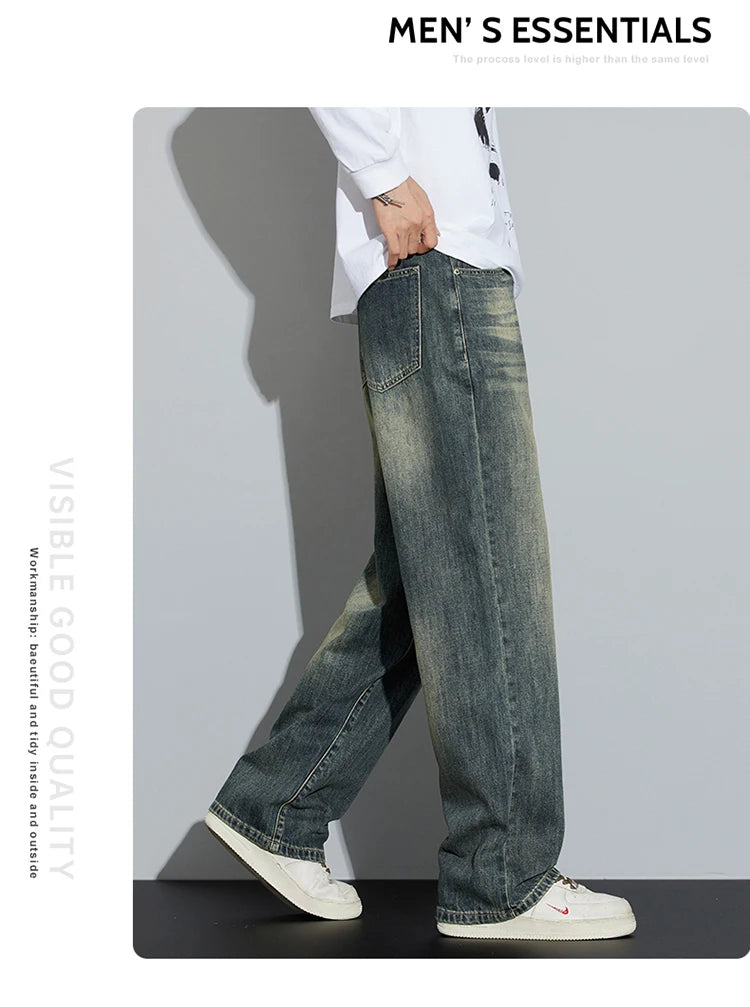 Men's Baggy Wide Leg Jeans