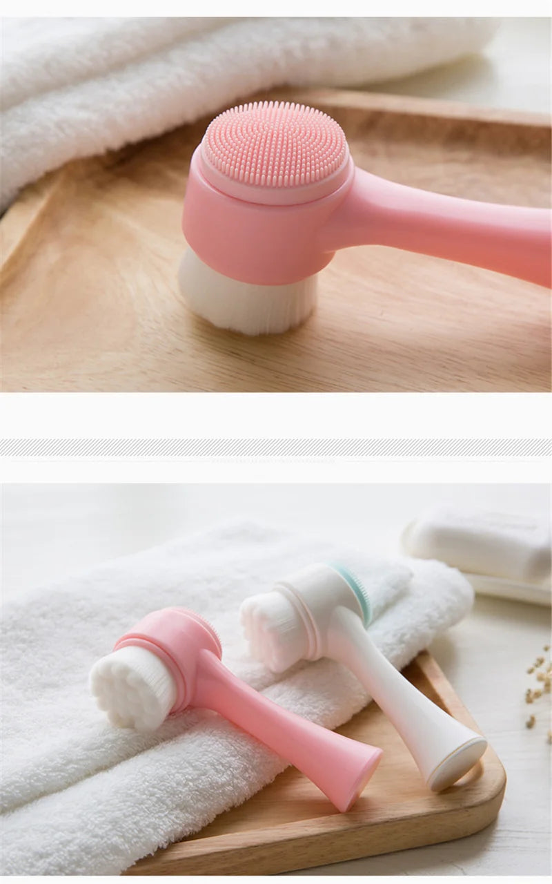 Manual Face Cleansing & Massage Brush