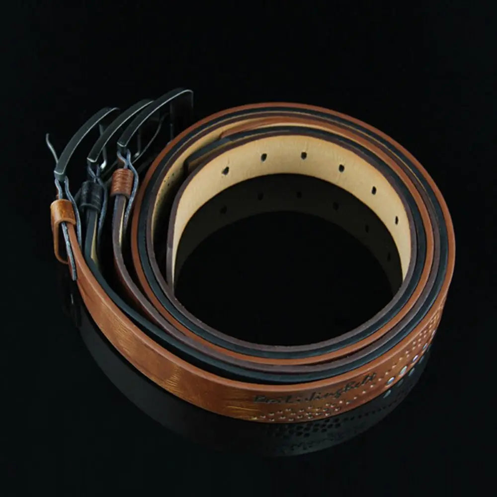 Men's Vintage Leather Waist Belt