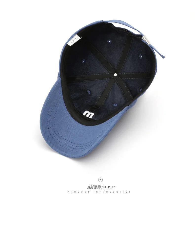 Unisex Embroidered Cotton Baseball Cap