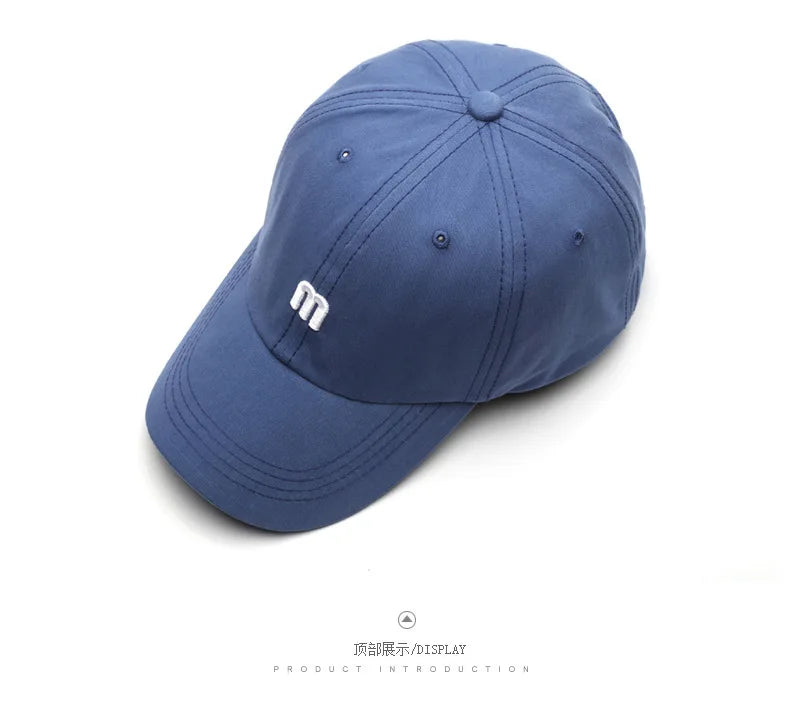 Unisex Embroidered Cotton Baseball Cap
