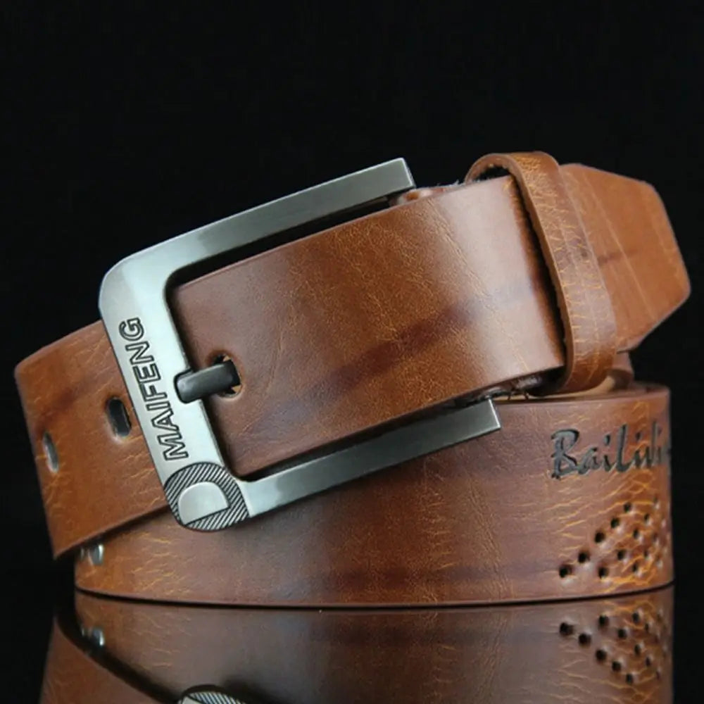 Men's Vintage Leather Waist Belt