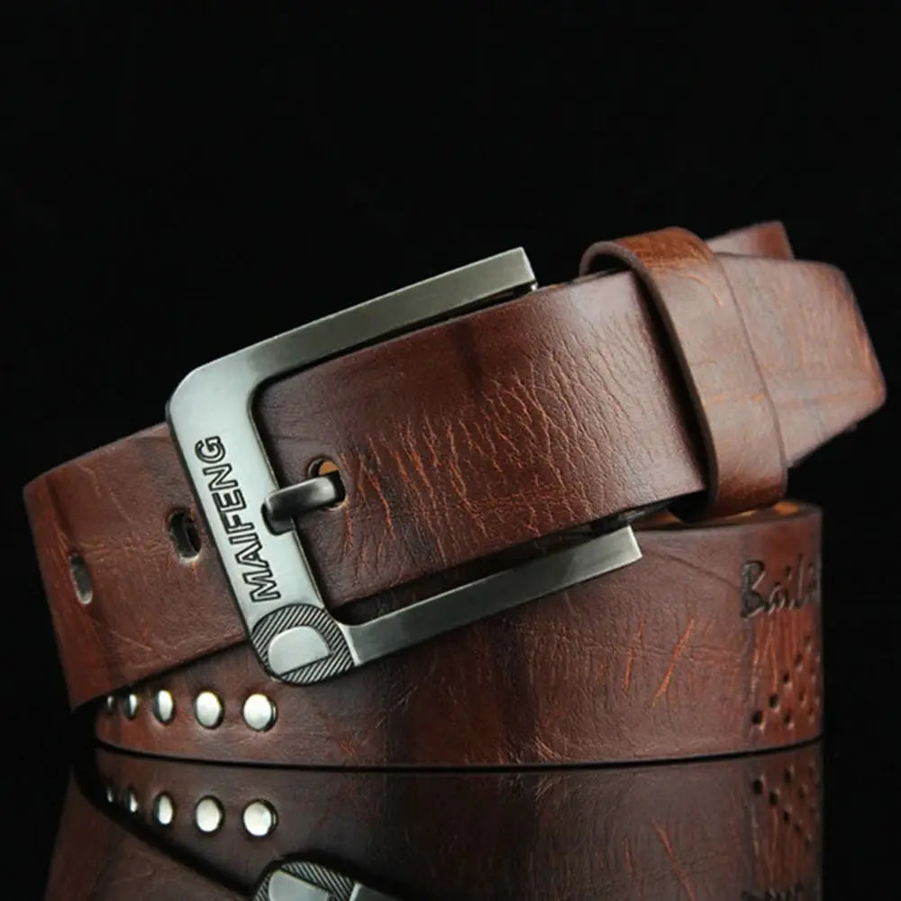 Men's Vintage Leather Waist Belt