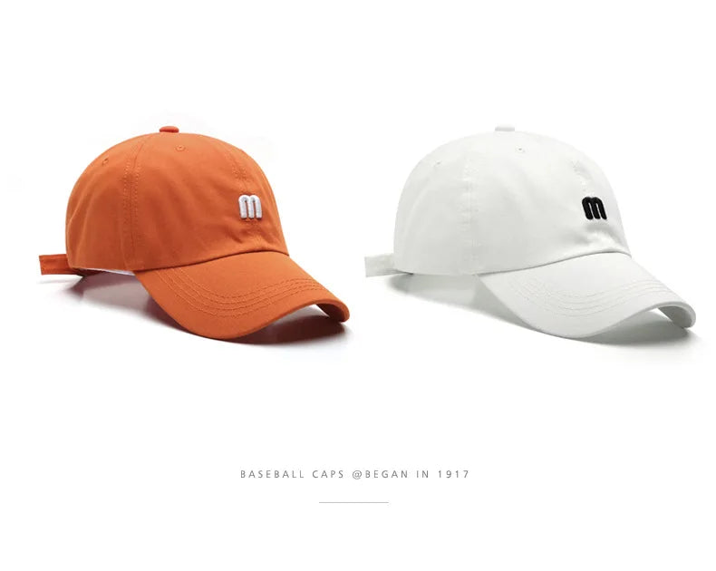 Unisex Embroidered Cotton Baseball Cap