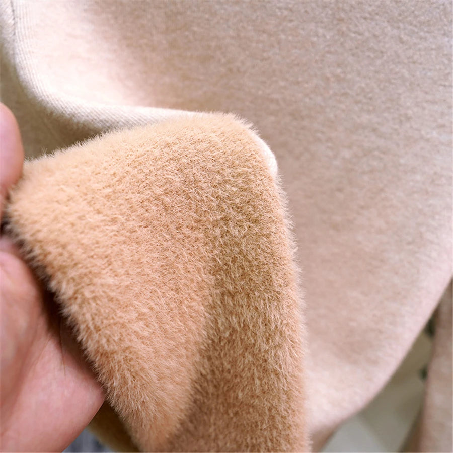 Women's Warm Turtleneck Knit Sweater