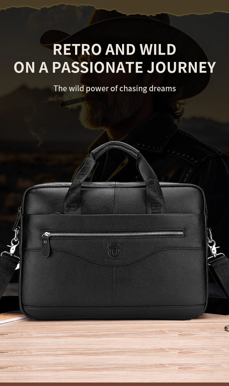 Men's Leather Work Handbag