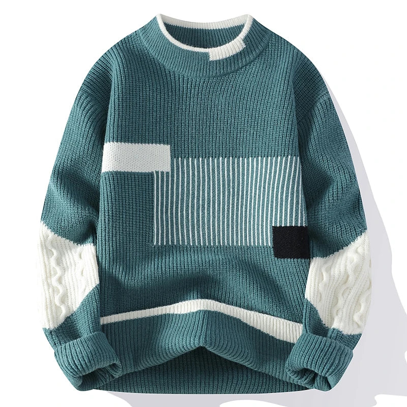 Men's Casual Winter Knit Sweater