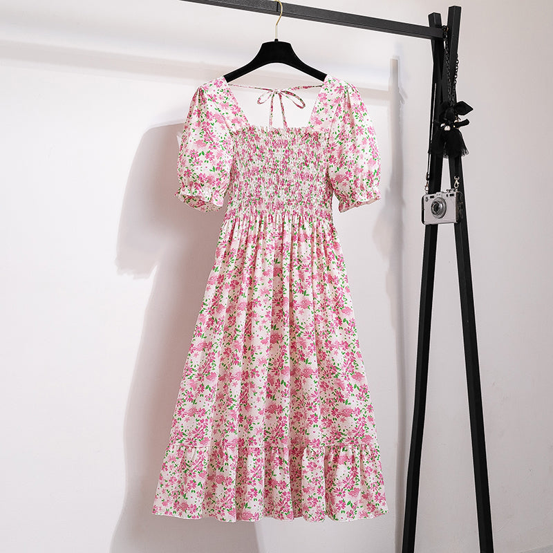 Women’s Pleated Chiffon Midi Dress