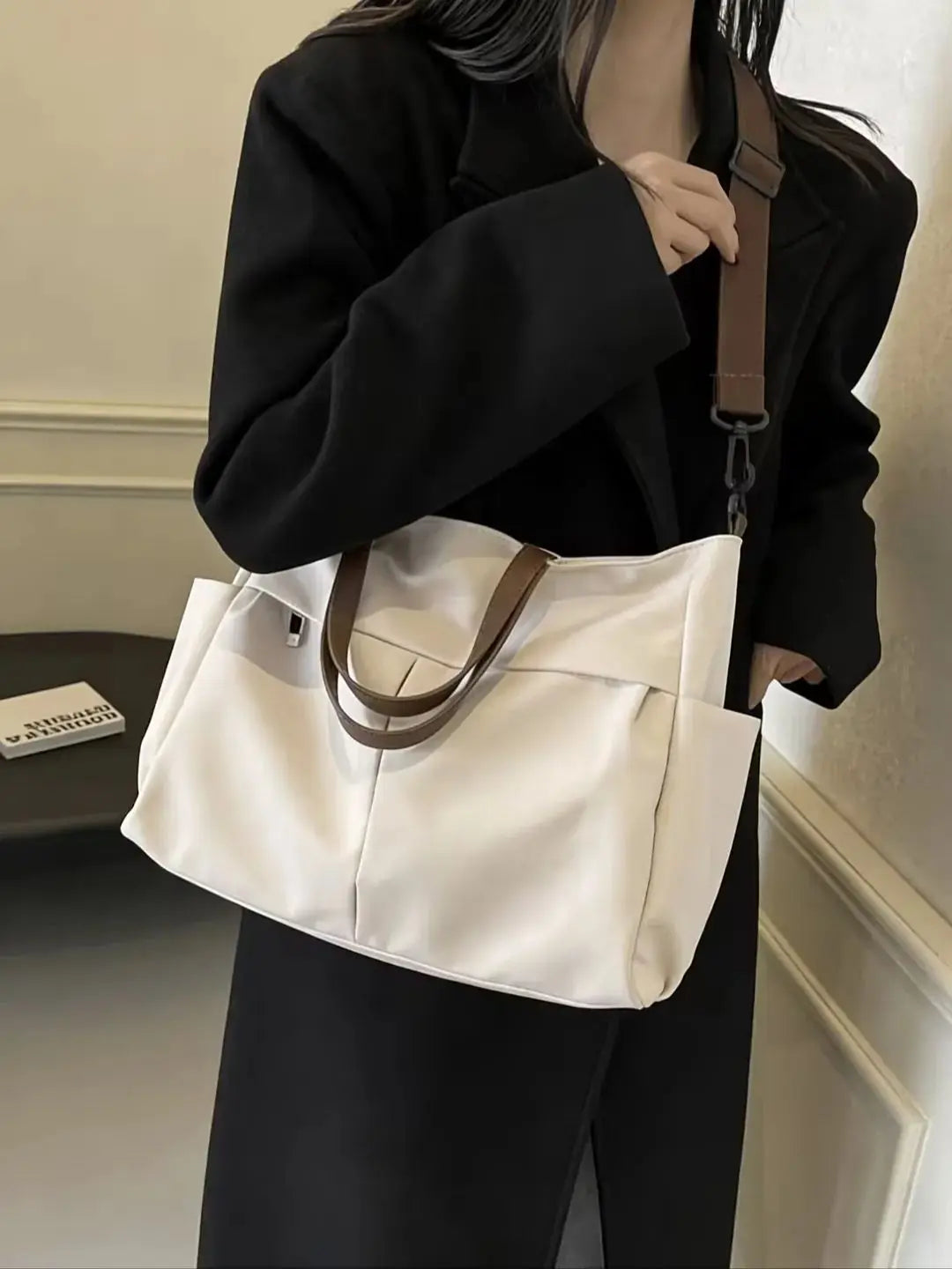 Women's Tote Bag with Dual Pockets