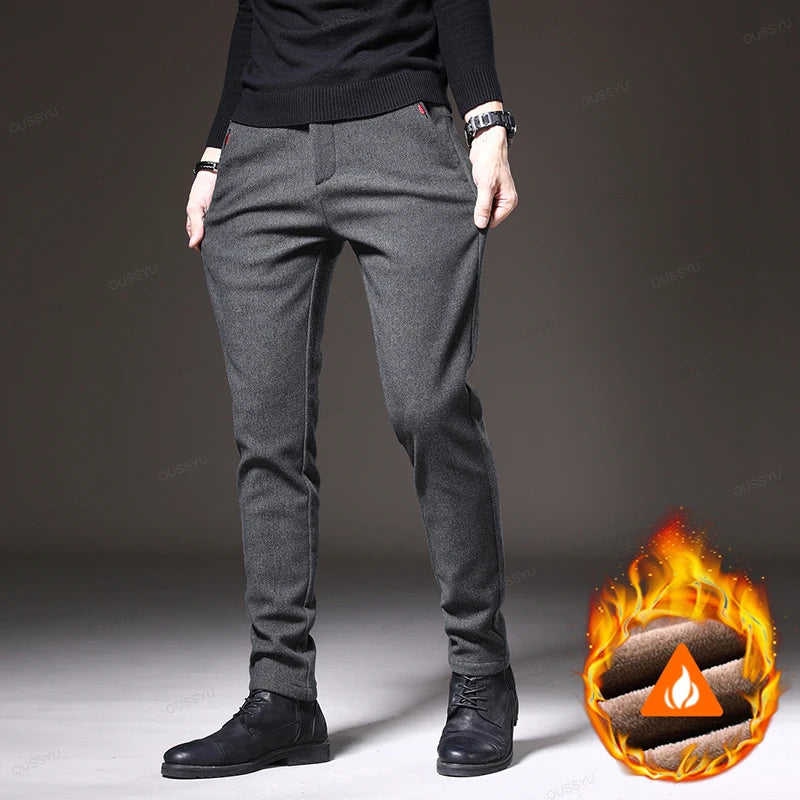 Men's Fleece-Lined Winter Pants