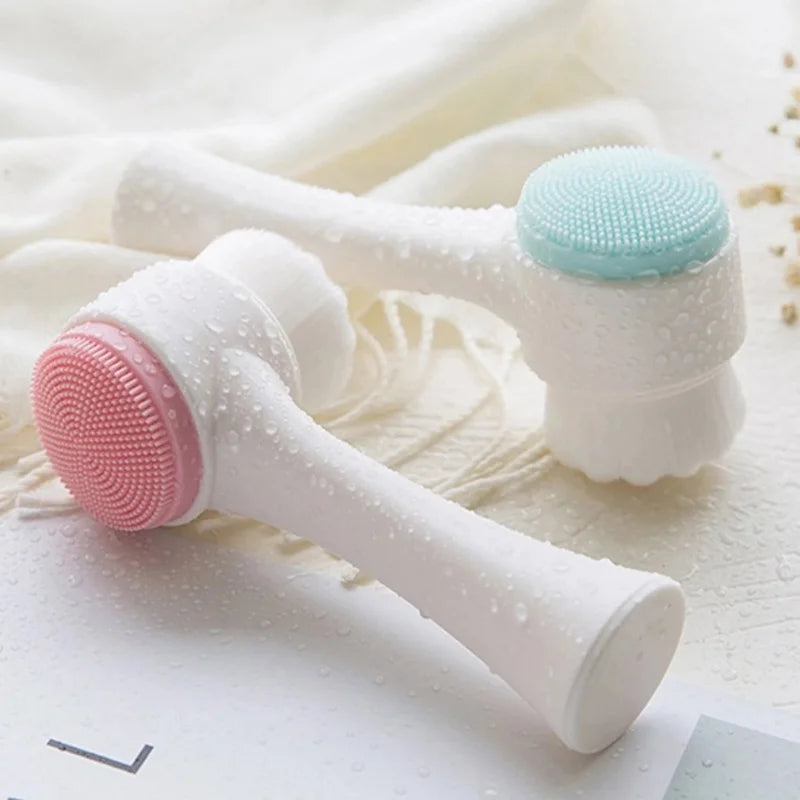Manual Face Cleansing & Massage Brush