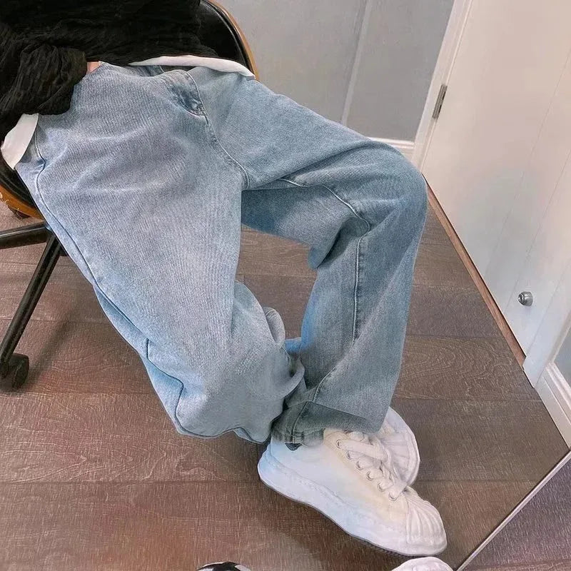 Men's Casual Baggy Denim Pants