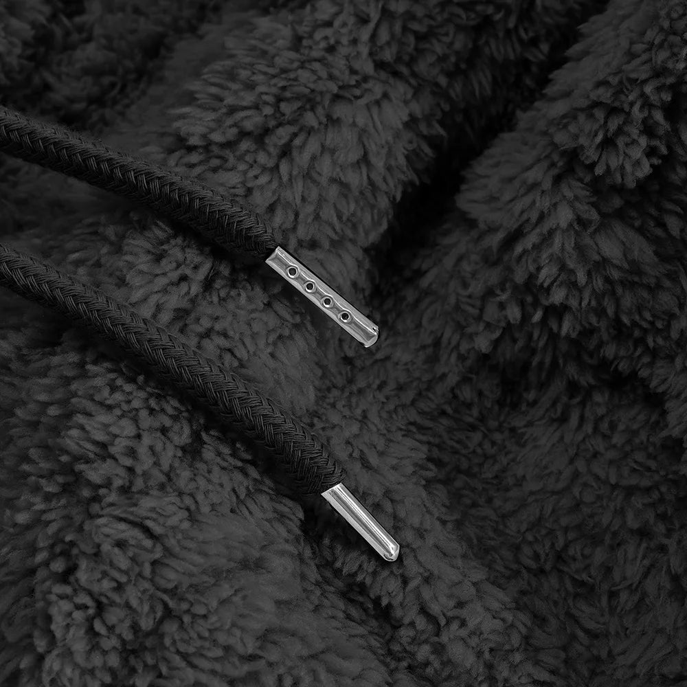 Men's Double-Sided Velvet Hoodie