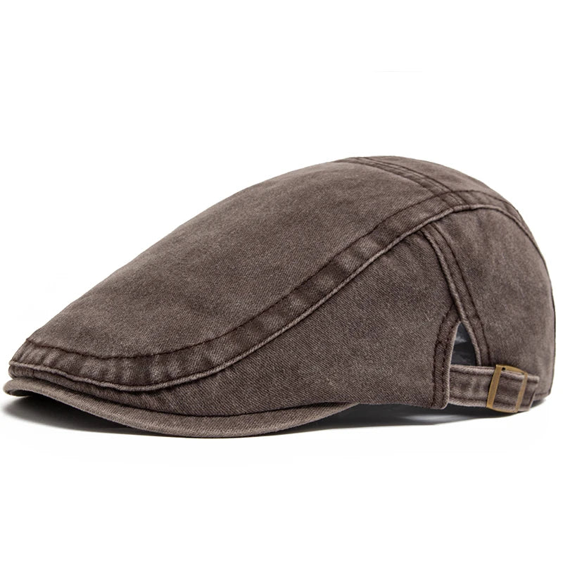 Unisex Vintage Cotton Beret