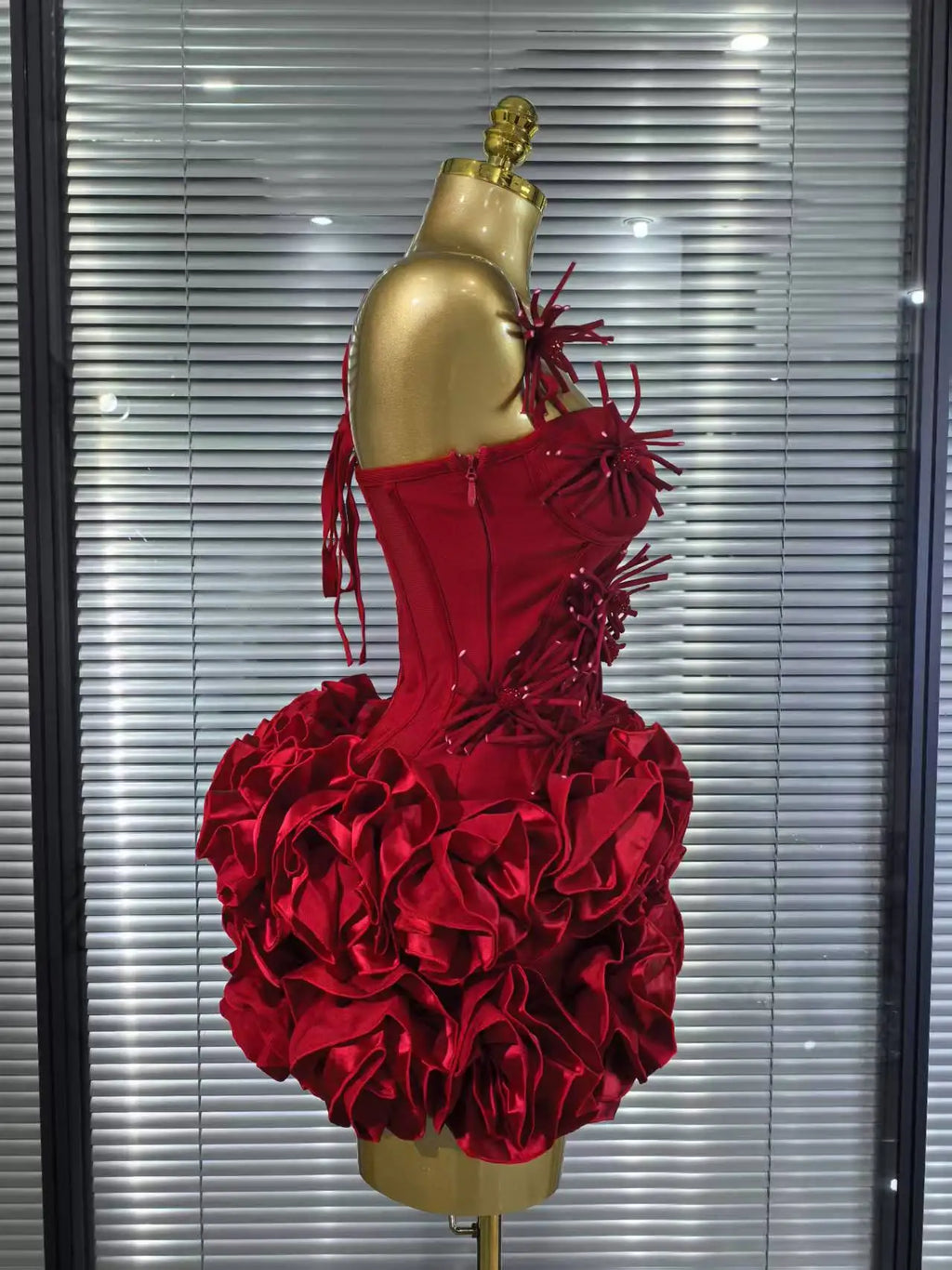 Women's Floral Bandage Mini Dress