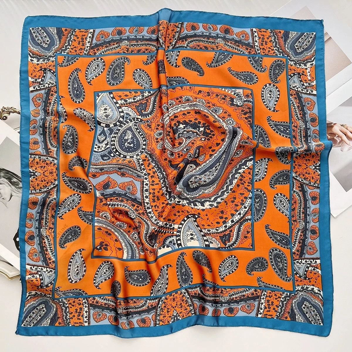 Women's Luxury Silk Square Scarf