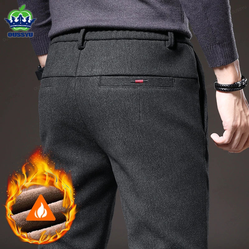 Men's Fleece-Lined Winter Pants