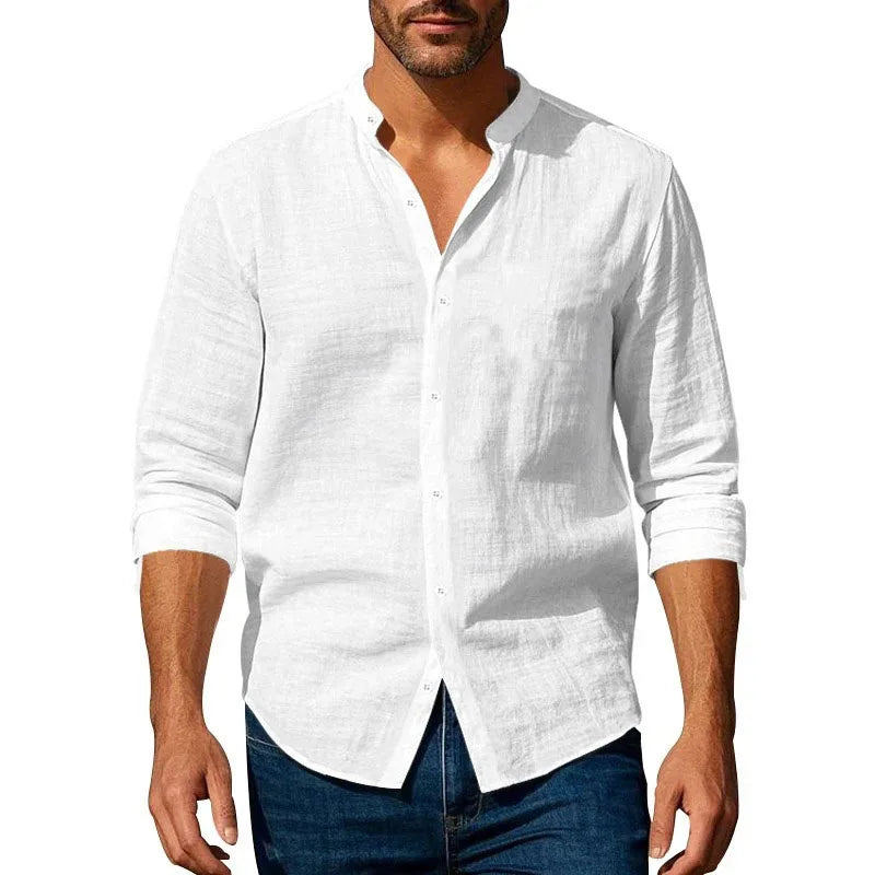 Men's Lightweight Linen Blend Shirt