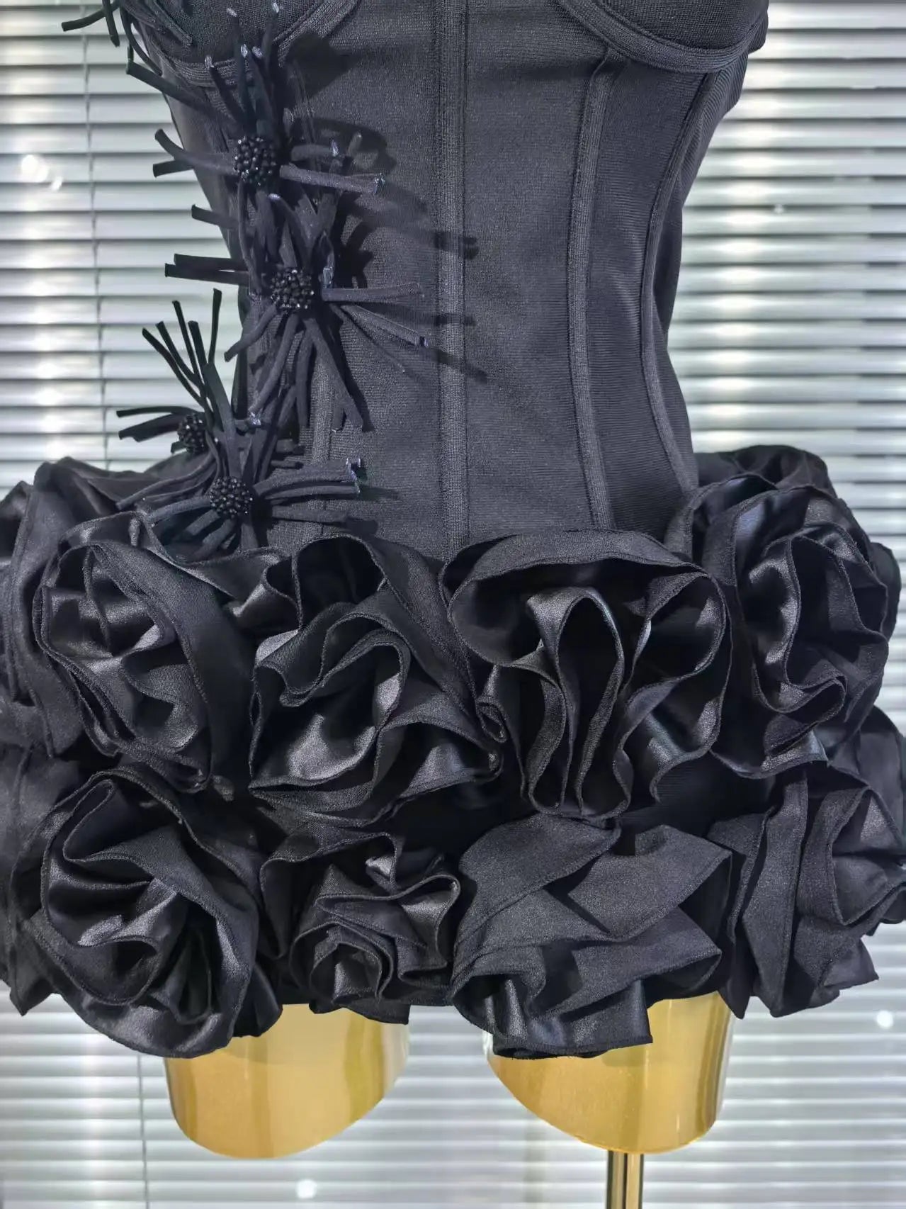 Women's Floral Bandage Mini Dress