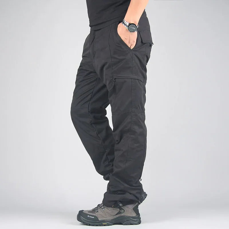 Men's Winter Thermal Cargo Joggers