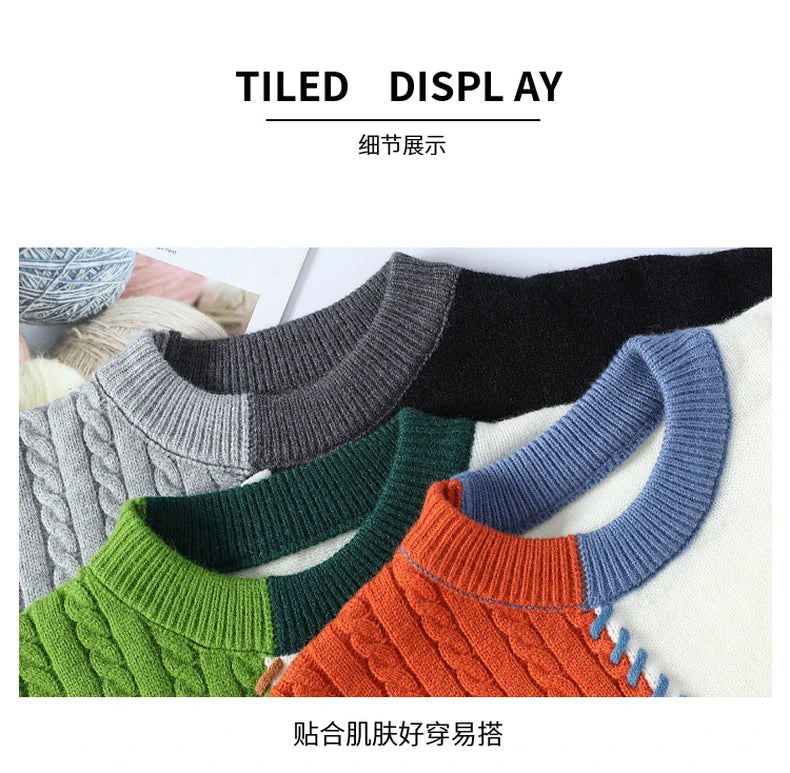 Men's Thick Knitted Sweater