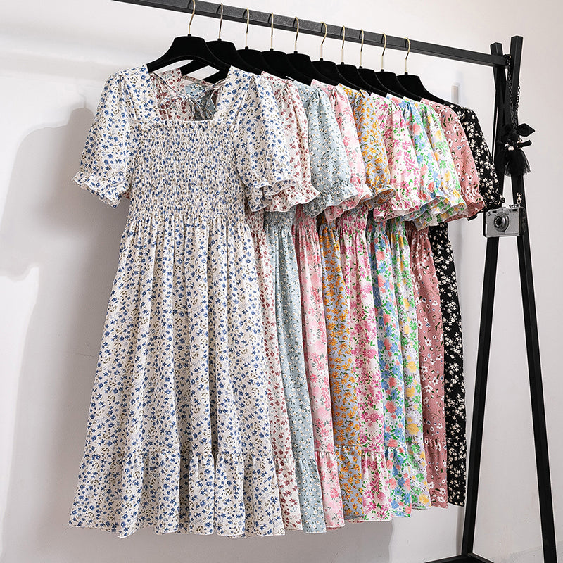 Women’s Pleated Chiffon Midi Dress