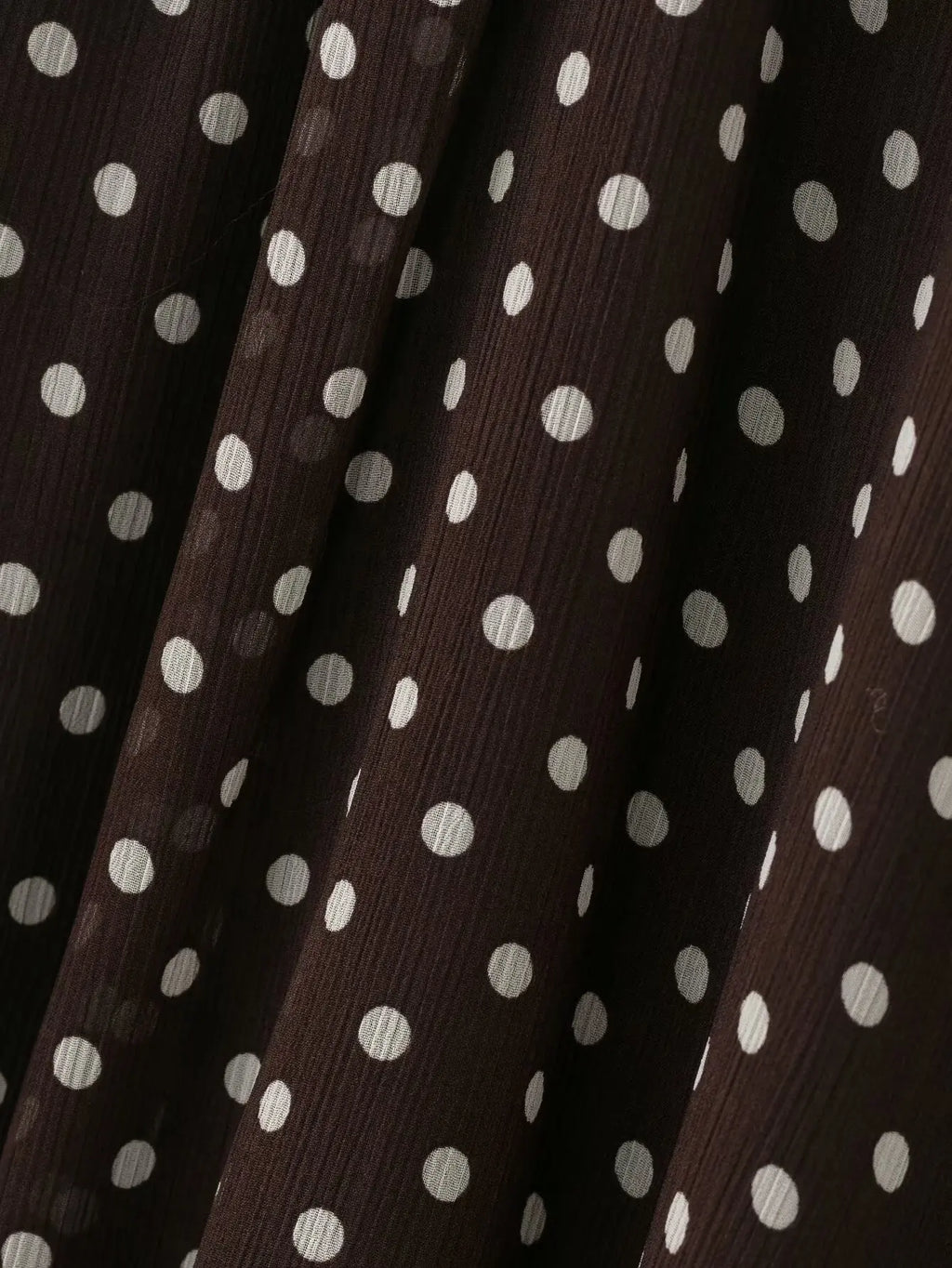 Women's Polka Dot Blouse – Long Sleeve Bow-Tie Neck Elegant Shirt