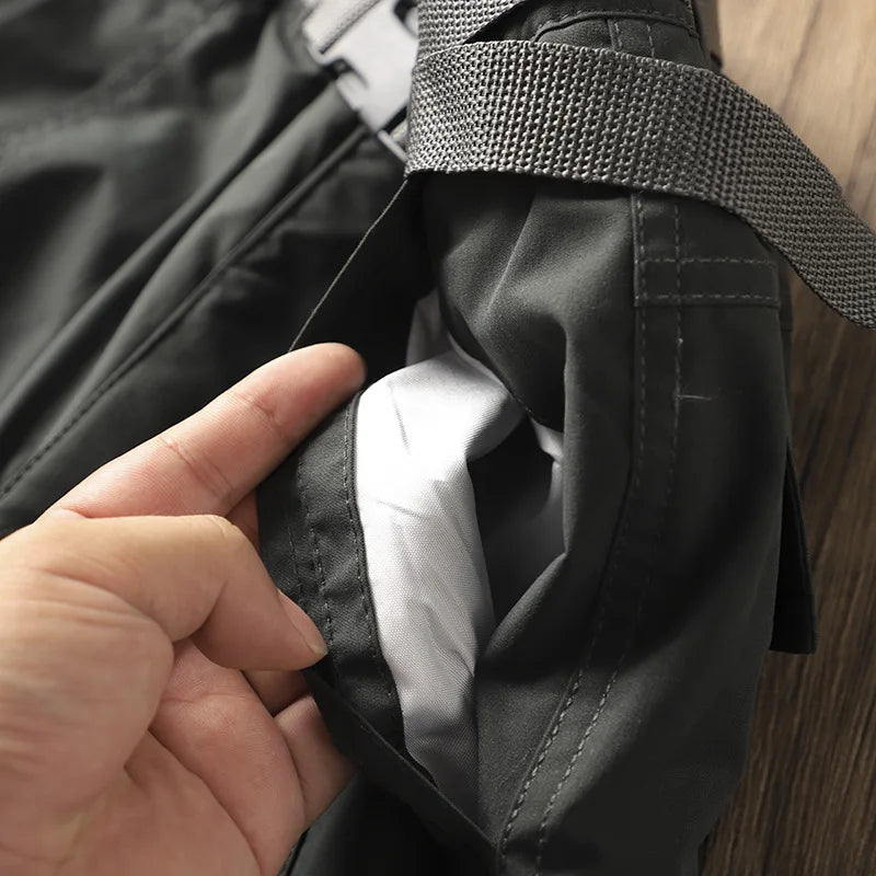 Men's Outdoor Hiking Pants – Fleece Lined, Windproof, Waterproof, Straight Leg