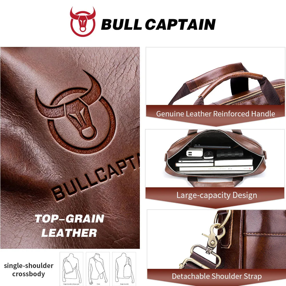Men's Leather Work Handbag