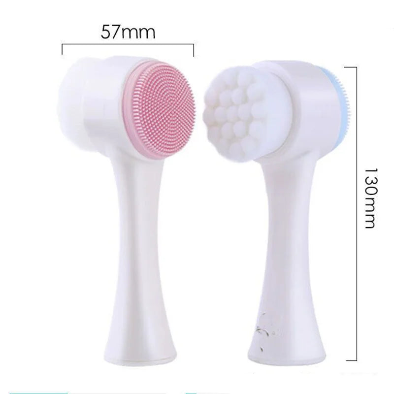 Manual Face Cleansing & Massage Brush