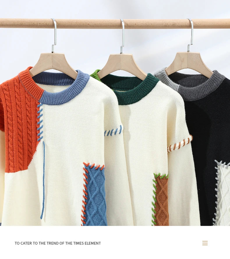 Men's Thick Knitted Sweater