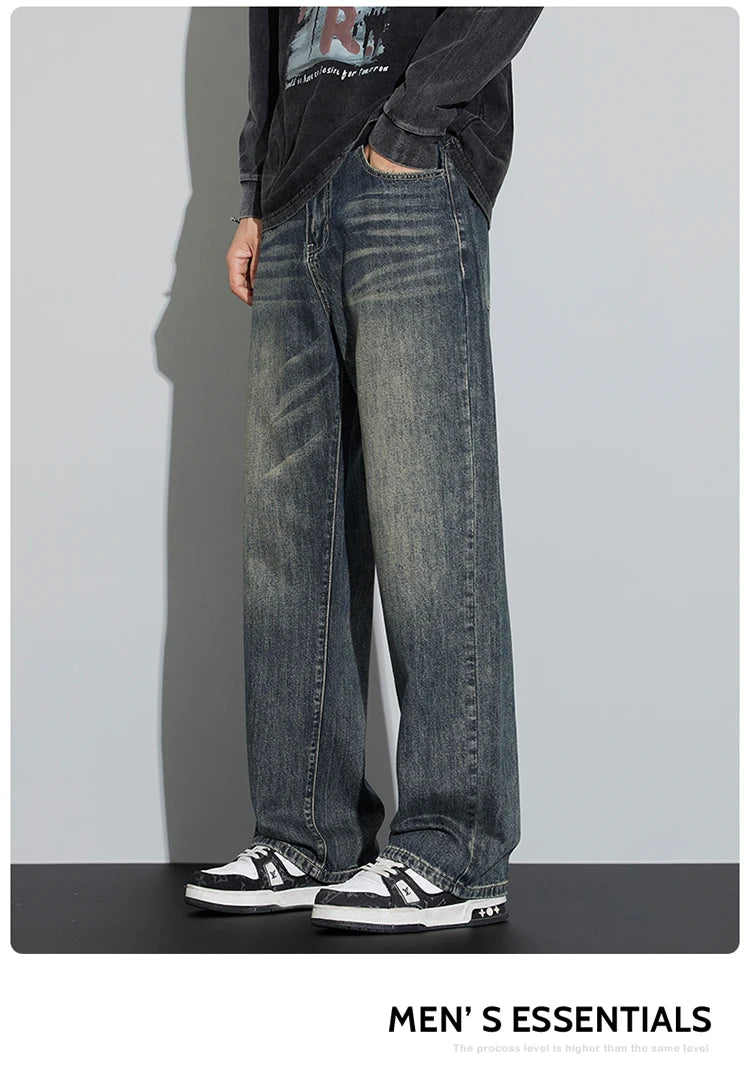 Men's Baggy Wide Leg Jeans